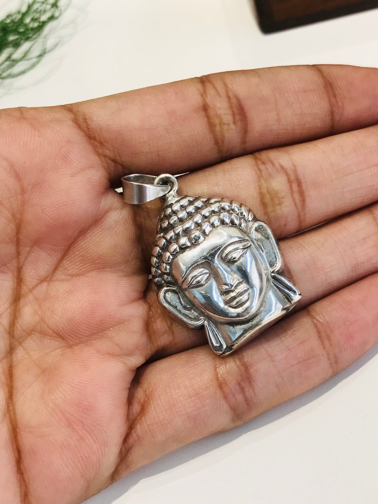 925 Silver Buddha Pendant