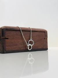 Thumbnail for Interlocking Circle Silver Chain