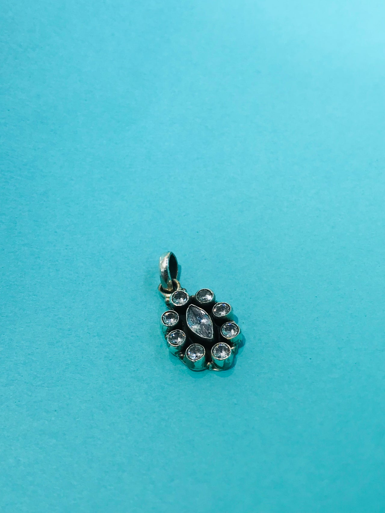 925 Silver Crystal Pendant