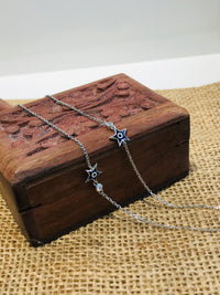 Thumbnail for 925 Star Evil Eye Anklet