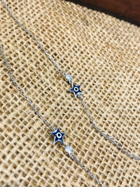 Thumbnail for 925 Star Evil Eye Anklet