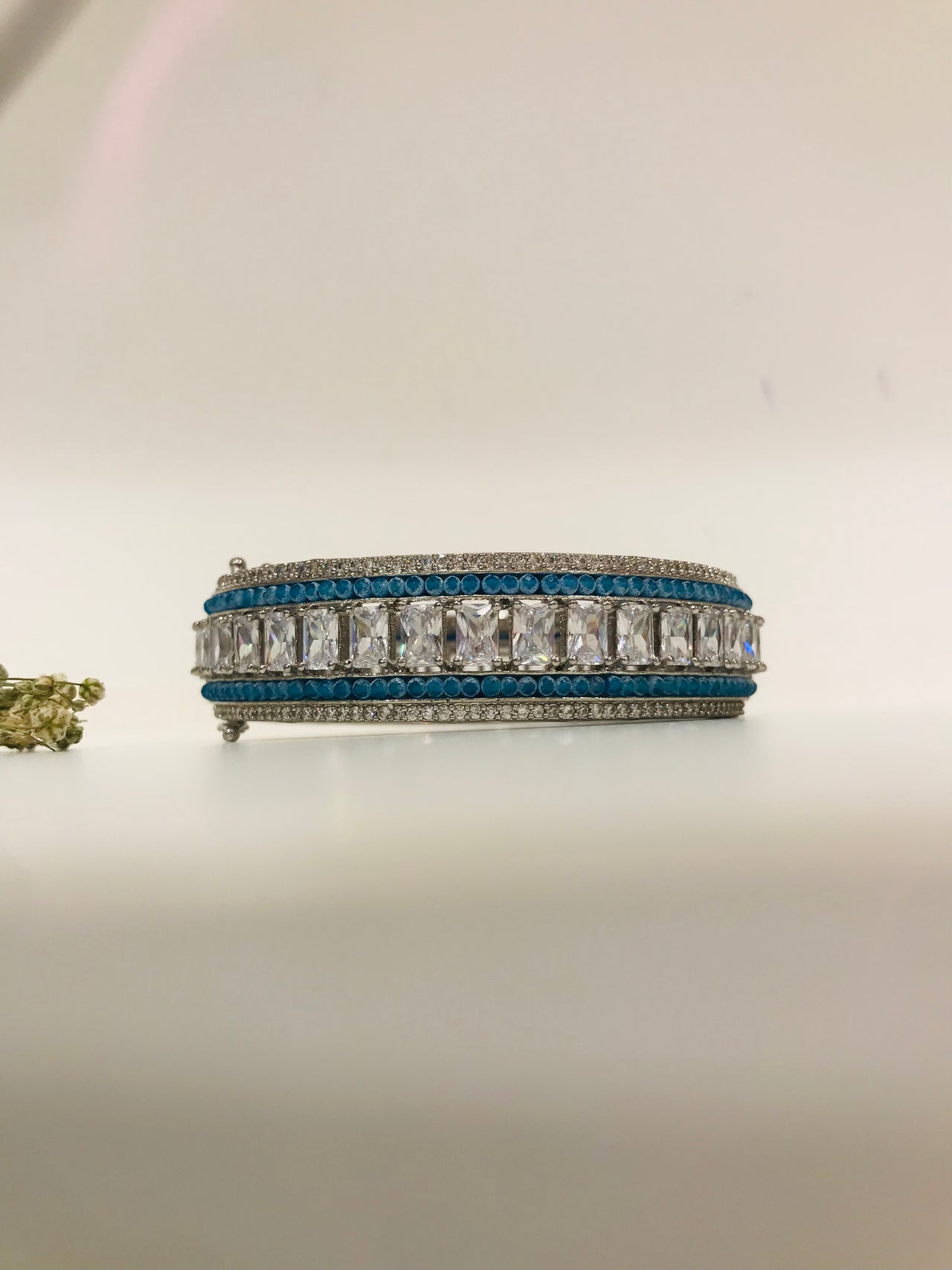 Semi Precious Kada Bangle