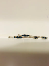 Thumbnail for Blue Stone Silver Bangle