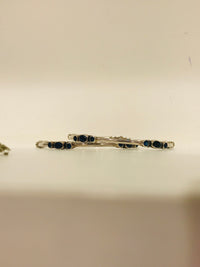 Thumbnail for Blue Stone Silver Bangle