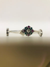 Thumbnail for Cutstone Silver Bangle