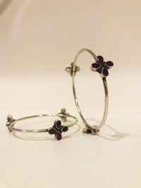 Thumbnail for 925 Silver Ruby Bangle