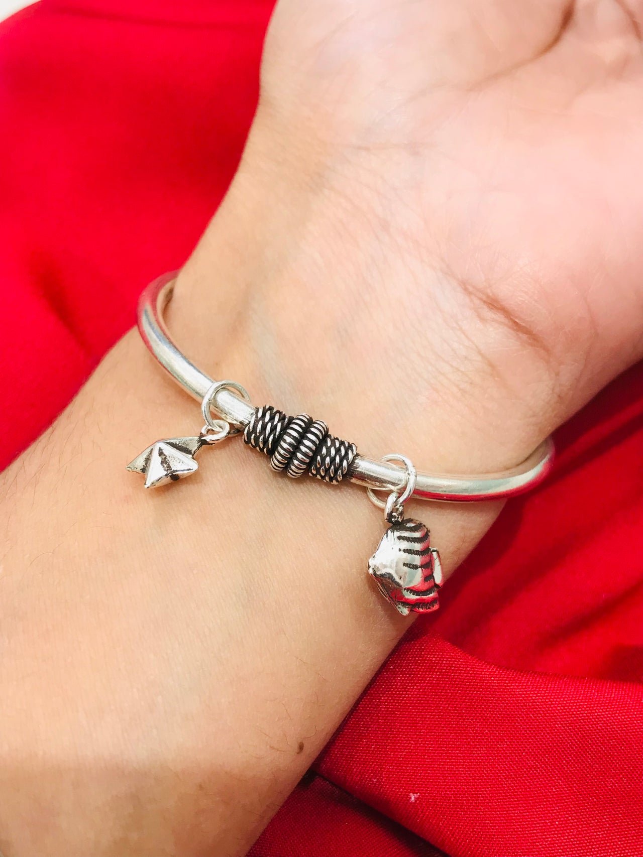 925 Silver Small Charm Bracelet