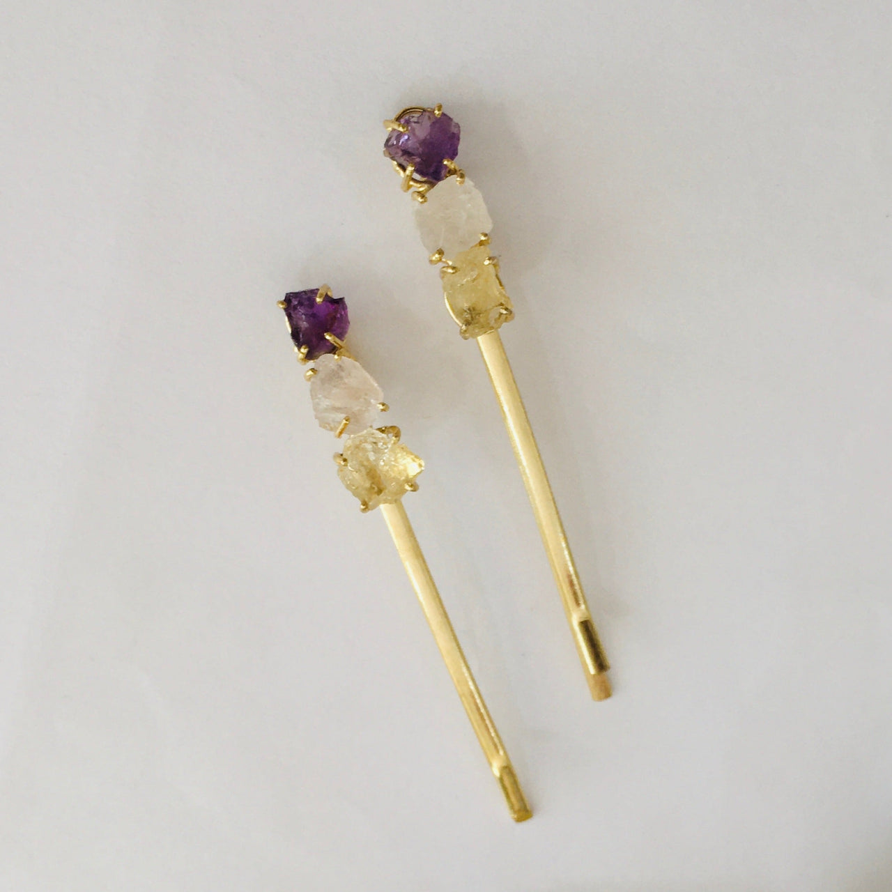 Raw Stone Hair Pin Zayn Luxury Jewellery