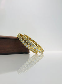 Thumbnail for Gold Plated Polki Bangle