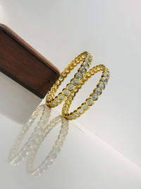 Thumbnail for Gold Plated Polki Bangle