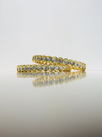 Thumbnail for Gold Plated Polki Bangle