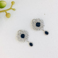 Thumbnail for Blue Sapphire Drop Earrings Zayn Luxury Jewellery