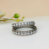 Thumbnail for Antique Oval Diamond Bangles Zayn Luxury Jewellery