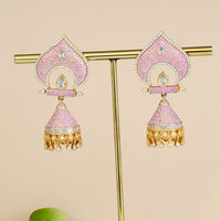 Thumbnail for Meenakari Jhumki Earrings Zayn Luxury Jewellery