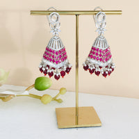 Thumbnail for Gold Ruby Dangler Earrings Zayn Luxury Jewellery