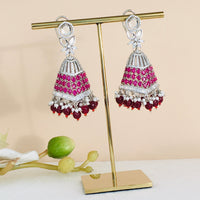 Thumbnail for Gold Ruby Dangler Earrings Zayn Luxury Jewellery
