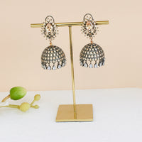 Thumbnail for Champagne Diamond Jhumka Earrings Zayn Luxury Jewellery