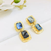 Thumbnail for Brass Doublet Earrings Zayn Luxury Jewellery