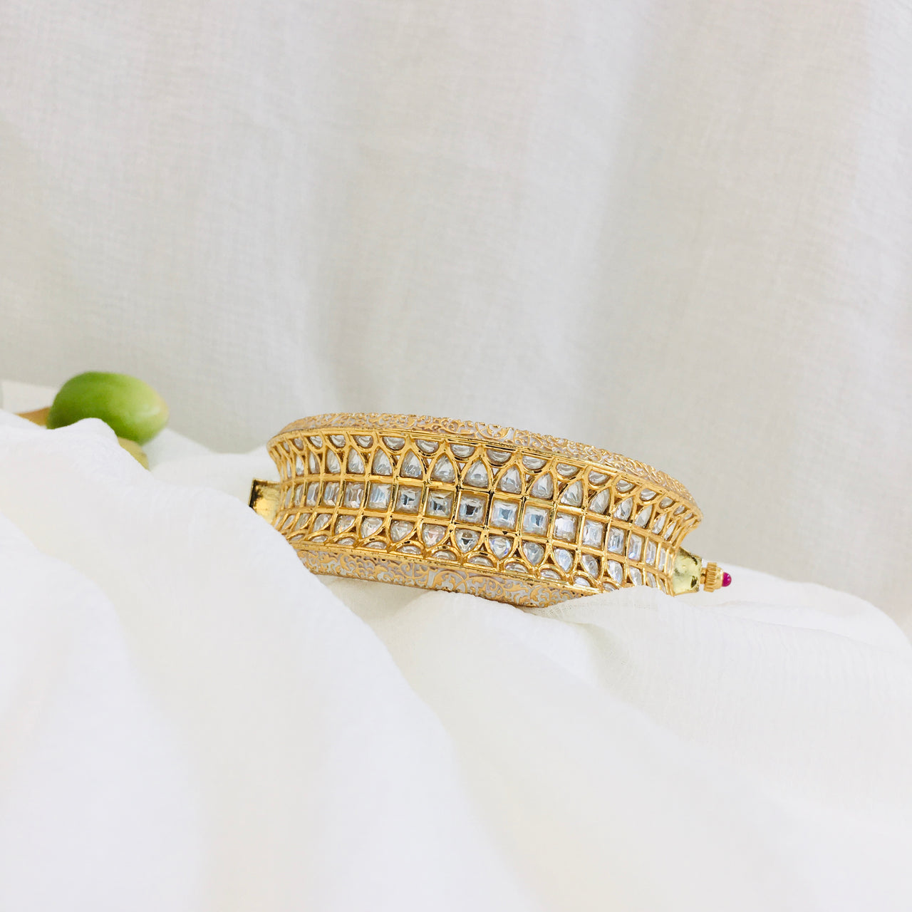 Kundan Kada Bangle Zayn Luxury Jewellery