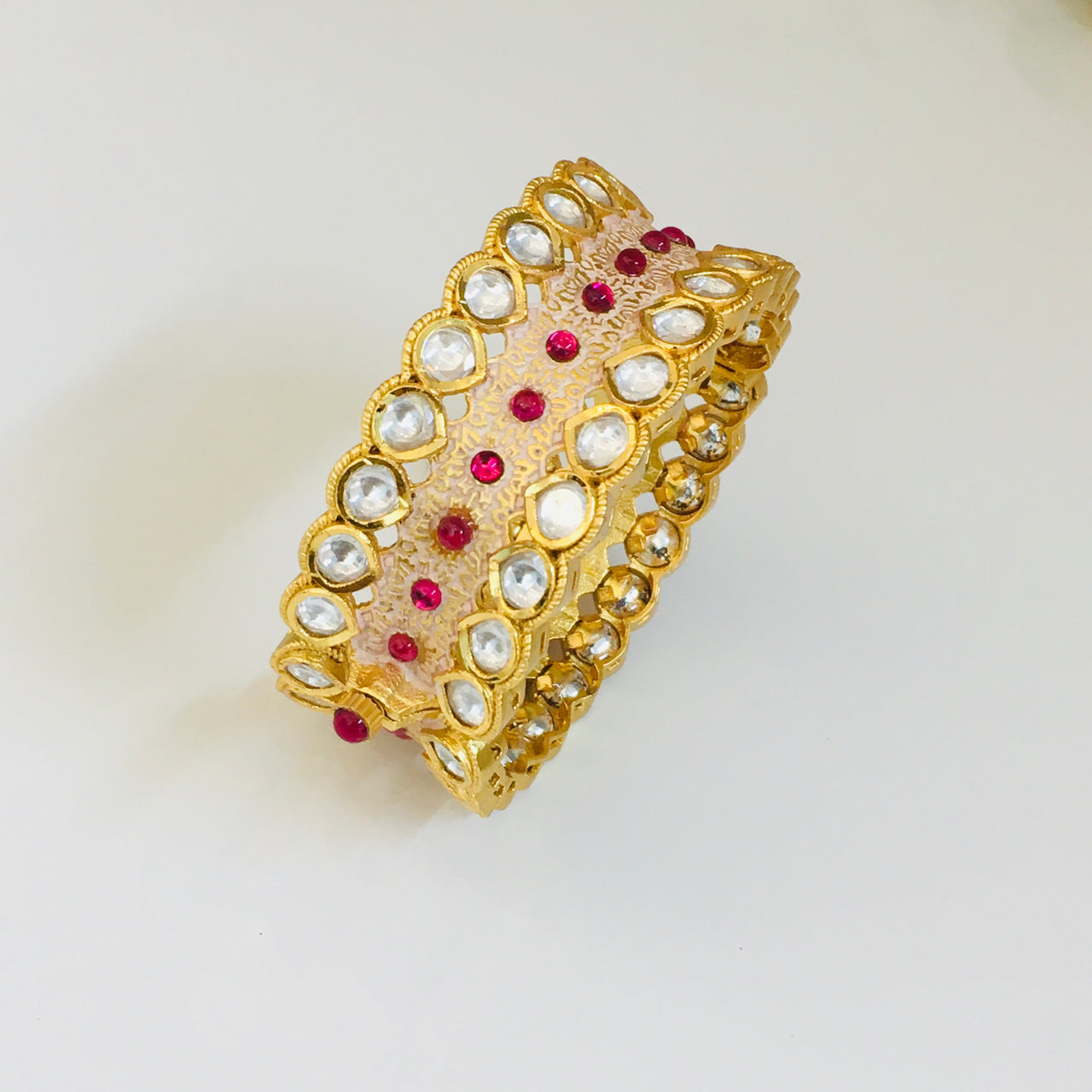 Kundan Meenakari Kada Bangle