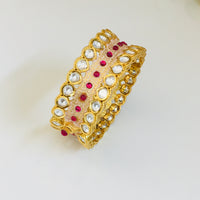 Thumbnail for Kundan Meenakari Kada Bangle