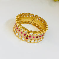 Thumbnail for Kundan Meenakari Kada Bangle
