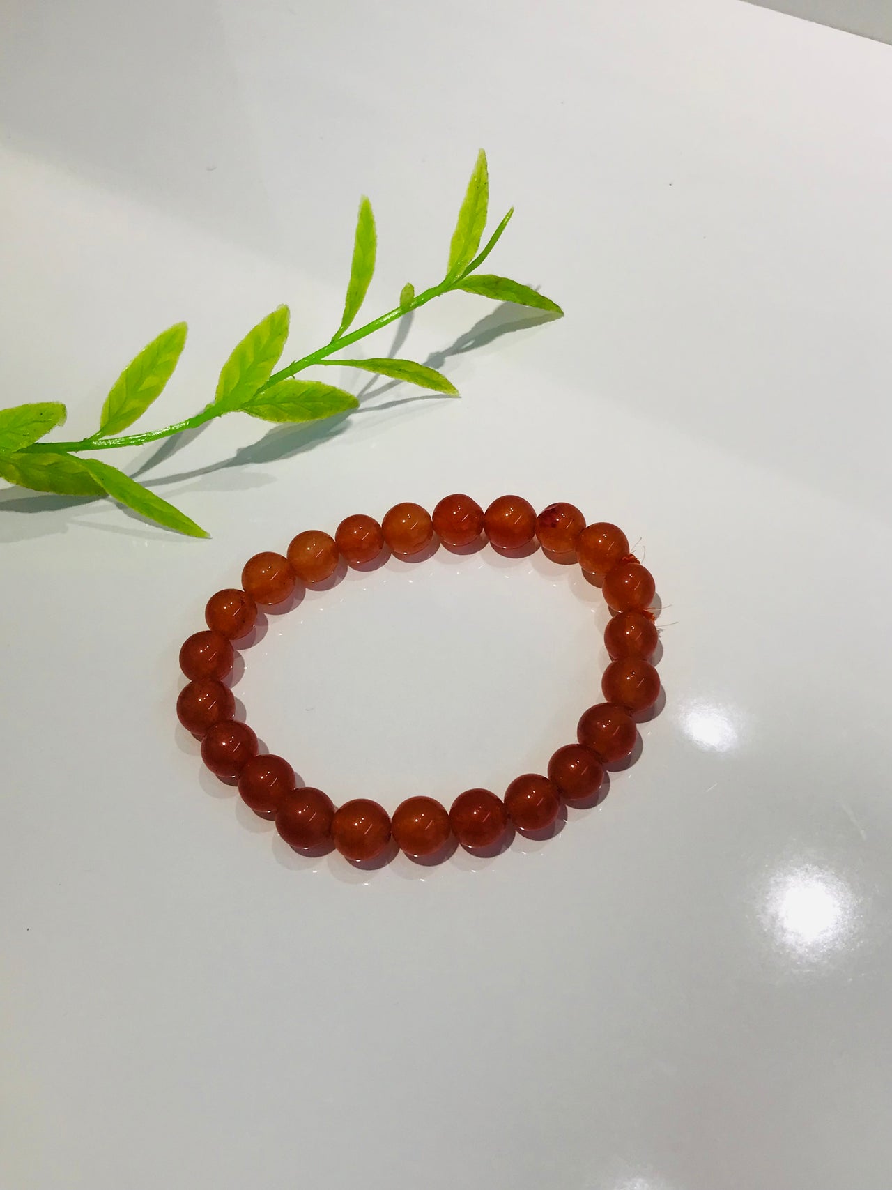 Orange Beads Bracelet