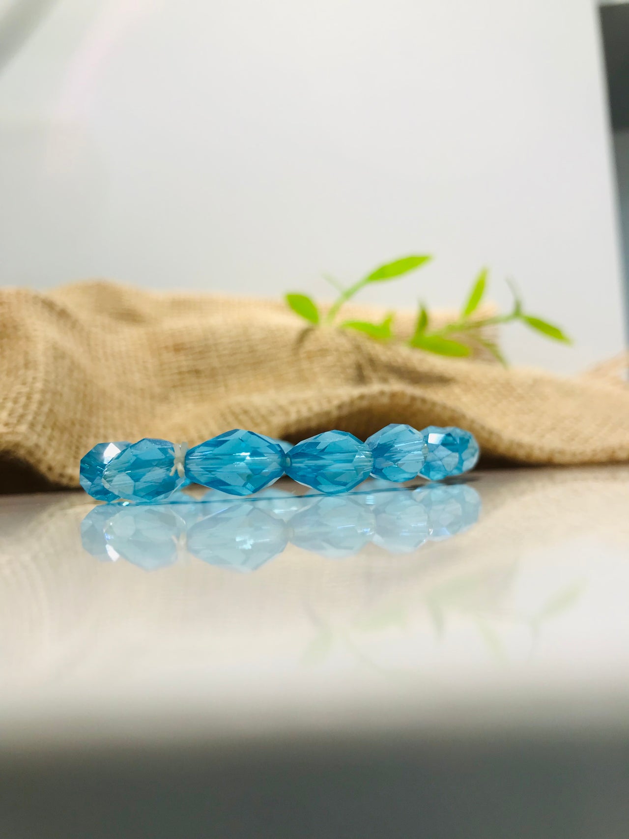 Aqua Crystal Bracelet