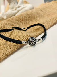 Thumbnail for Silver Flower Stone Bracelet
