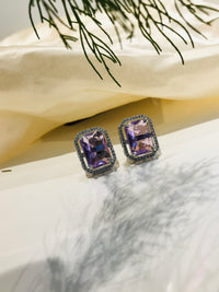Thumbnail for Purple Crystal Earring