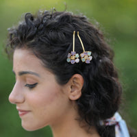 Thumbnail for Gem Stone Hair Pin Zayn Luxury Jewellery