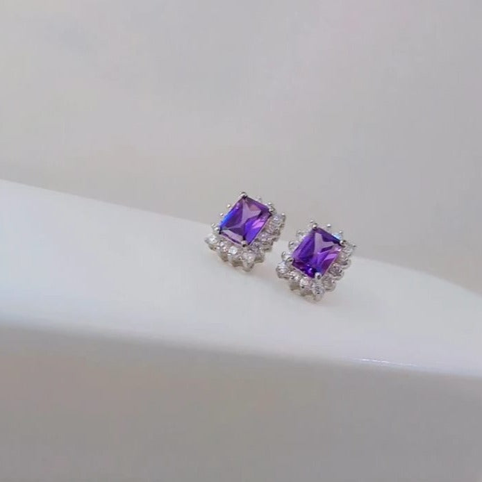 Crystal Stud Earrings Zayn Luxury Jewellery