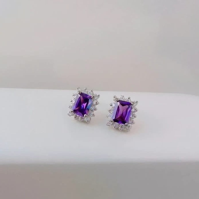 Crystal Stud Earrings Zayn Luxury Jewellery