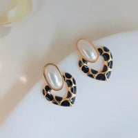 Thumbnail for Enamel Heart Earrings Zayn Luxury Jewellery