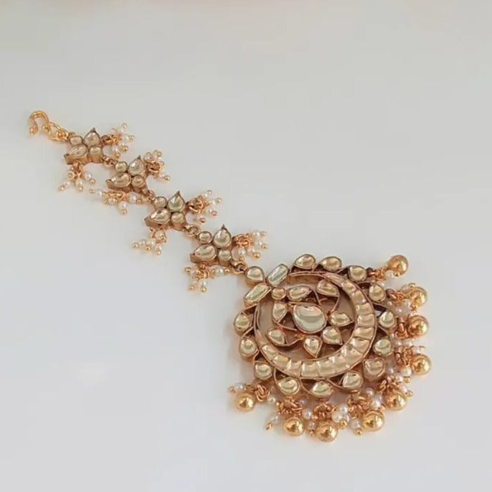 Kundan Maang Tika Zayn Luxury Jewellery