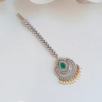Thumbnail for Diamond Maang Tika Zayn Luxury Jewellery