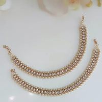 Thumbnail for Kundan Pearl Anklet Zayn Luxury Jewellery