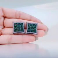 Thumbnail for Emerald Stud Earrings Zayn Luxury Jewellery