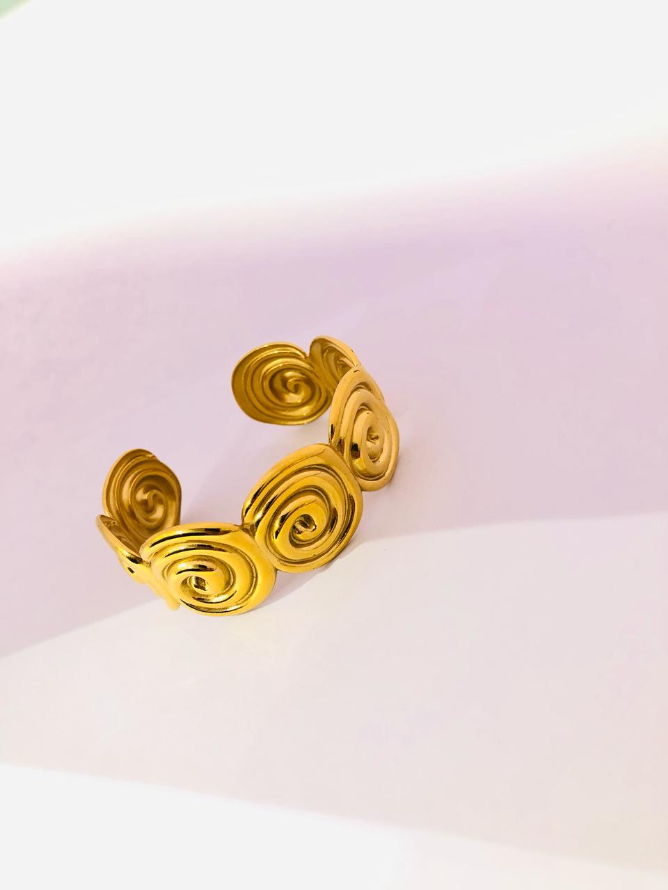 Golden Statement Bracelet