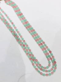 Thumbnail for Mint Pink Beads Necklace