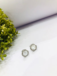 Thumbnail for Small Moon Stud Earrings