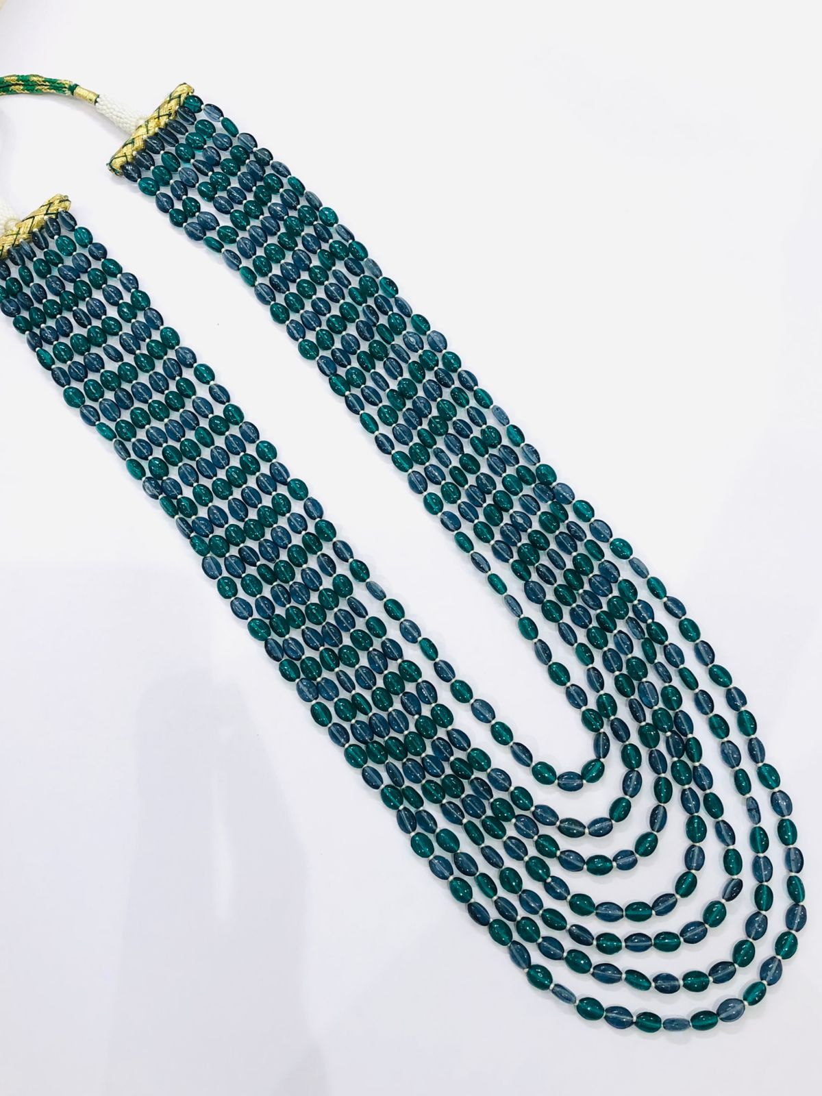 Dark Green Beads Necklace