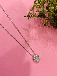 Thumbnail for 925 Silver Flower Stone Chain