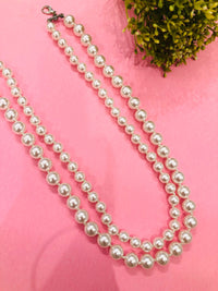 Thumbnail for Double Layer Pearl Necklace