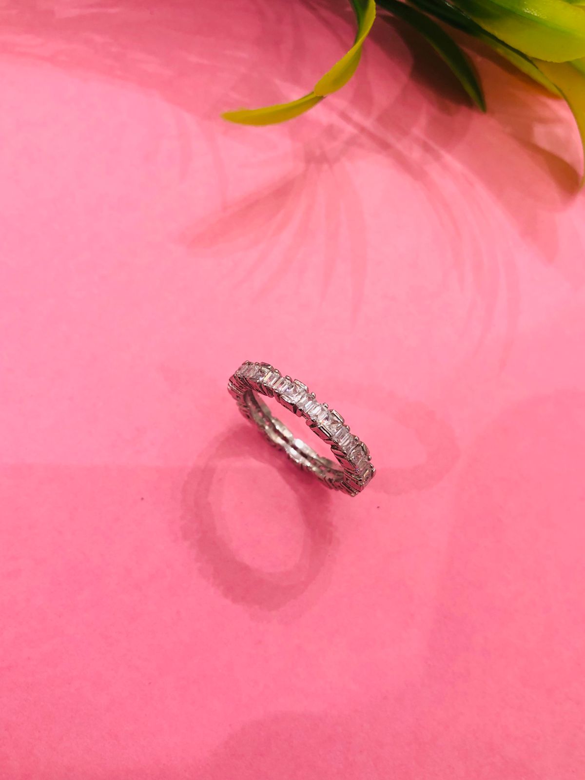 925 Silver Sleek Baguette Ring