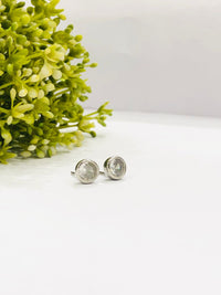Thumbnail for 925 Small Round Stud Earrings