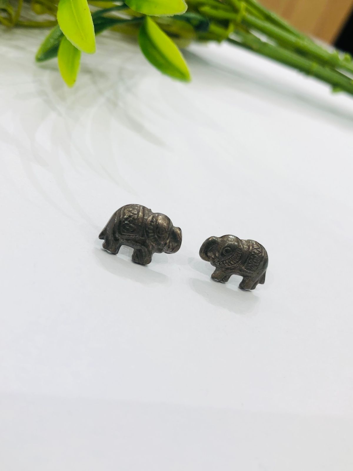 925 Silver Elephant Earrings