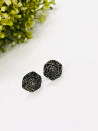Thumbnail for 925 Silver Flower Ball Earrings