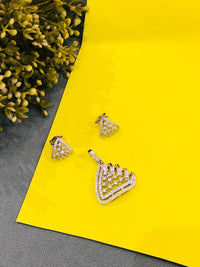 Thumbnail for 925 Silver Triangle Pendant Set