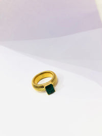 Thumbnail for Green Stone Golden Ring